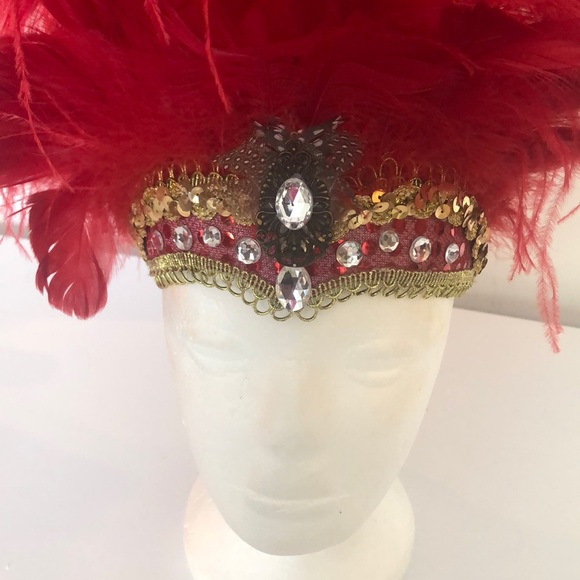 Gently worn custom made showgirl/carnival costume - Picture 14 of 14